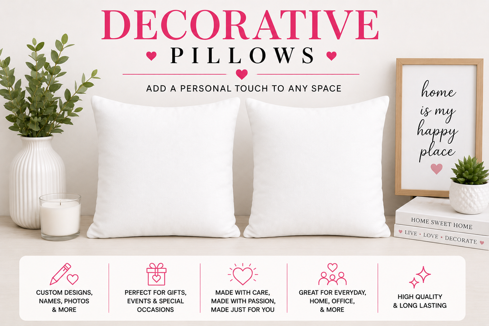 Personalized Custom Decorative Pillow