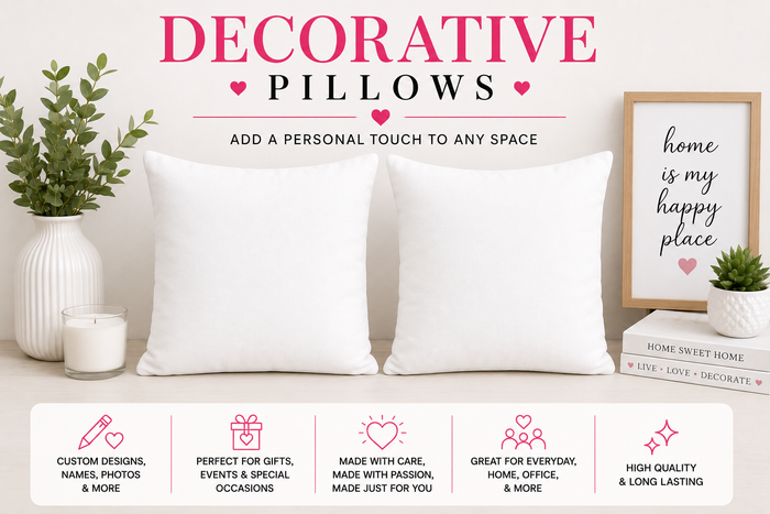 Personalized Custom Decorative Pillow
