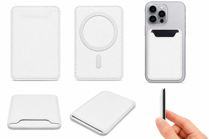 Personalized Magnetic Phone Wallet – Custom Photo, Name or Design
